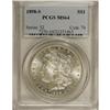 Image 1 : 1898-S S$1 MS64 PCGS. Choice with small, scattered mar 