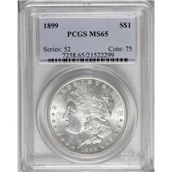1899 S$1 MS65 PCGS. Well struck and essentially untone 