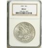 Image 3 : 1901 S$1 MS61 NGC. This pleasing Mint State specimen h 