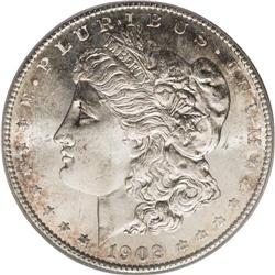 1902-S S$1 MS65 PCGS. A lovely Gem with speckled red-g 