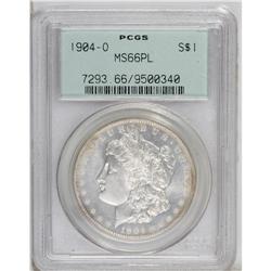 1904-O S$1 MS66 Prooflike PCGS. Moderately reflective 