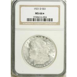 1921-D S$1 MS66 S NGC. Brilliant with booming luster 