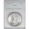 Image 1 : 1921-S S$1 MS65 PCGS. An unusually sharp strike is the 