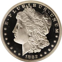 1882 S$1 PR64 S Ultra Cameo NGC. Only the most attrac 