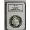Image 3 : 1884 S$1 PR67 Cameo NGC. The white-on-black contrast i 