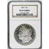 Image 3 : 1897 S$1 PR67 Cameo NGC. Pleasing frost fully encompas 