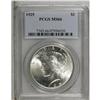 Image 1 : 1925 S$1 MS66 PCGS. Essentially untoned with frosty lu 