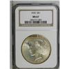 Image 3 : 1925 S$1 MS67 NGC. The 1925 Peace dollar is common in 