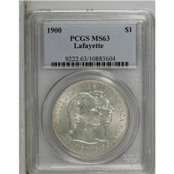 1900 S$1 Lafayette Dollar MS63 PCGS. Typically struck 