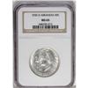 Image 1 : 1935-D 50C Arkansas MS65 NGC. A typically struck and f 