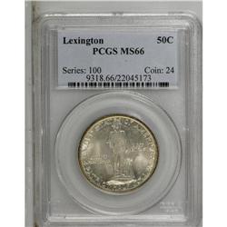 1925 50C Lexington MS66 PCGS. Nicely defined for this 