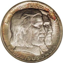 1936 50C Long Island MS67 NGC. Beautiful tawny-gold, r 