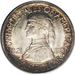 1921 50C Missouri MS65 PCGS. A rich complement of deep 