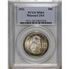 Image 1 : 1921 50C Missouri 2x4 MS64 PCGS. A near-Gem example of 