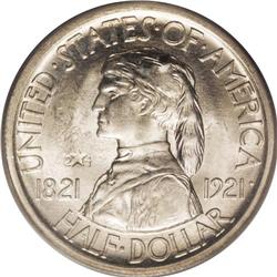 1921 50C Missouri 2x4 MS65 PCGS. Both the Missouri and 