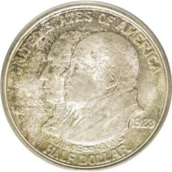 1923-S 50C Monroe MS65 PCGS. The dies for this issue w 