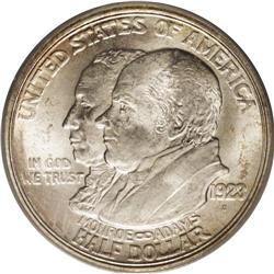 1923-S 50C Monroe MS65 PCGS. Charges of plagiarism hav 