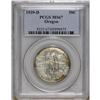 Image 1 : 1939-D 50C Oregon MS67 PCGS. Arcs of reddish-orange ap 