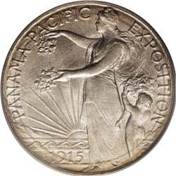 1915-S 50C Panama-Pacific MS66 PCGS. Only the second c 