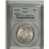 Image 1 : 1936-D 50C Texas MS67 PCGS. A frosty piece with pleasi 