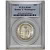 Image 1 : 1950-S 50C Booker T. Washington MS66 PCGS. Potent lust 