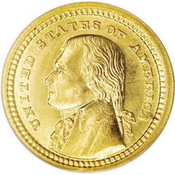 1903 G$1 Louisiana Purchase/Jefferson MS66 PCGS. The s 