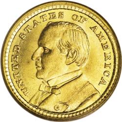 1903 G$1 Louisiana Purchase/McKinley MS65 PCGS. The ch 