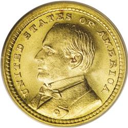 1903 G$1 Louisiana Purchase/McKinley MS66 PCGS. Shimme 