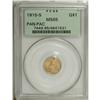 1915-S G$1 Panama-Pacific Gold Dollar MS65 PCGS. Orang 