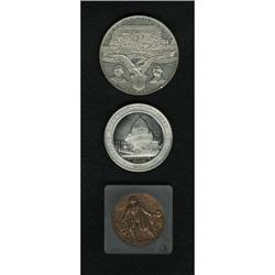 Lot of Three Columbian Exposition Medals. The lot inclu 