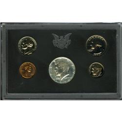 Uncertified 1970 No S Dime Proof Set. Housed in the ori 