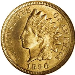 1890 1C One Cent, Judd-1758, Pollock-1971, R.8, PR63 N 