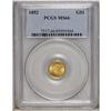 Image 3 : 1852 G$1 MS66 PCGS. This is an amazing Premium Gem wit 
