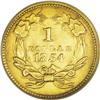 Image 2 : 1854 G$1 Type Two MS62 NGC. Breen-6037, "Extremely Rar 