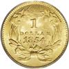 Image 2 : 1854 G$1 Type Two MS65 PCGS. The idea of standardizati 