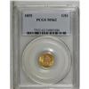 Image 3 : 1855 G$1 MS62 PCGS. The 1855 is a common date in Uncir 