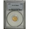 Image 3 : 1855 G$1 MS64 PCGS. The 1855 dollar, with a mintage of 