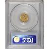 Image 4 : 1856 G$1 Slanted 5 MS65 PCGS. Despite a generous minta 