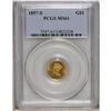 Image 3 : 1857-S G$1 MS61 PCGS. Mint State examples are rarely 