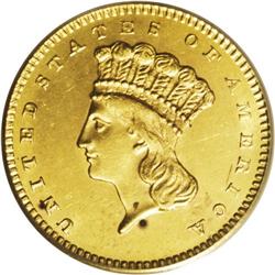 1859-S G$1 MS62 PCGS. In 1975, David Akers suggested t 