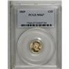 Image 3 : 1869 G$1 MS67 PCGS. The 1869 had a business strike min 