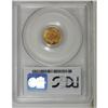 Image 2 : 1870 G$1 MS64 PCGS. Orange-gold with a blush of rose a 