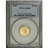 Image 3 : 1837 $2 1/2 MS62 PCGS. The 1837 quarter eagle, with a 
