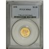 Image 3 : 1858 $2 1/2 MS63 PCGS. A sharply struck piece with sat 
