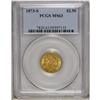 Image 3 : 1873-S $2 1/2 MS63 PCGS. Lime-gold surfaces are inters 