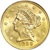 Image 1 : 1899 $2 1/2 MS66 PCGS. The 1899 quarter eagle is a mod 