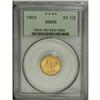 Image 1 : 1904 $2 1/2 MS65 PCGS. A pinpoint-sharp and fully lust 