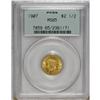 Image 3 : 1907 $2 1/2 MS65 PCGS. A lustrous and sharply struck G 