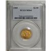 Image 1 : 1909 $2 1/2 MS64 PCGS. A softly lustrous piece that ha 