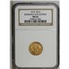 Image 1 : 1910 $2 1/2 MS64 NGC. This piece is satiny and has wel 